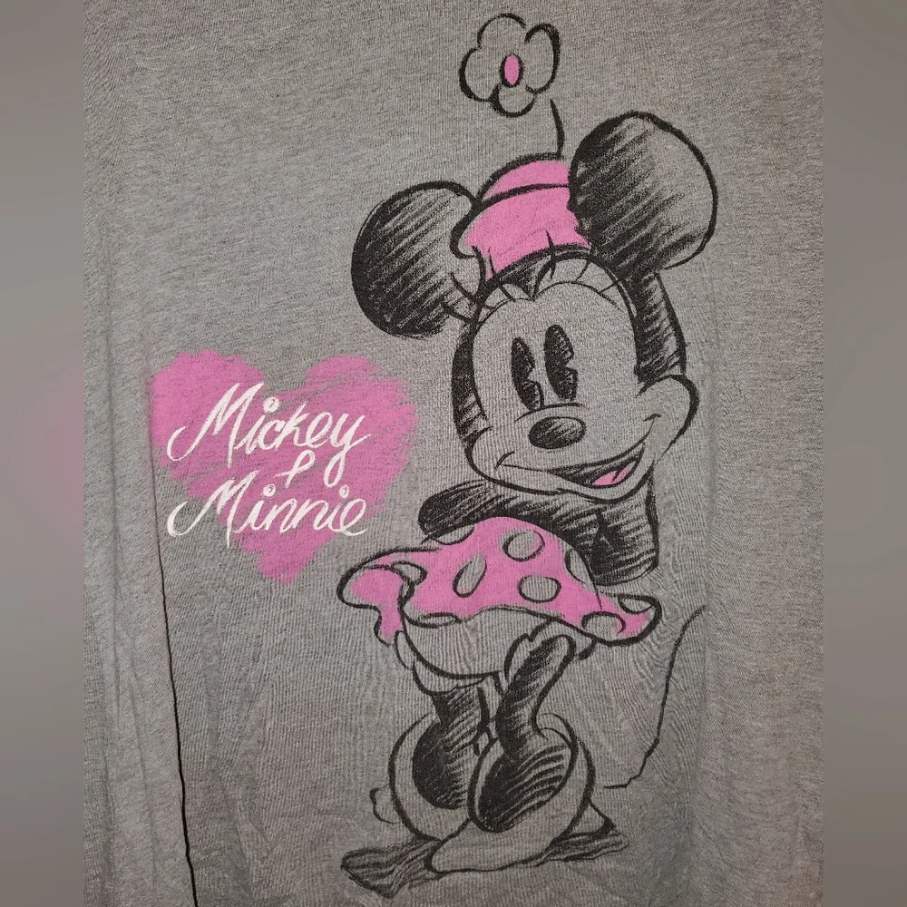 5 for $25 | Disney Retro Minnie Mouse Graphic Sleeping Shirt Pajama - Picture 2 of 9